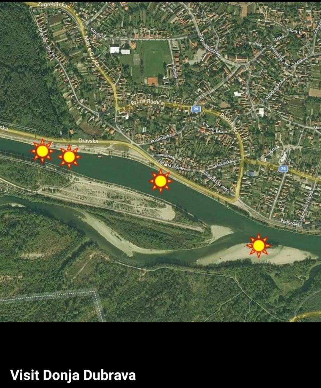 Appartement Drava 1 Donja Dubrava Buitenkant foto